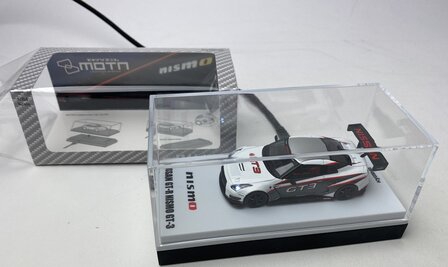Kyosho 1:64 Nissan GT-R NISMO GT3 White Presentation (with LED)