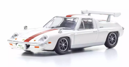 Kyosho 1:64 Lotus Europa White - Circuit Wolf in blisterverpakking