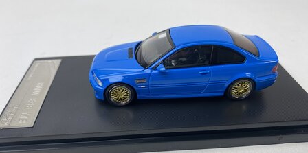 Stance Hunter 1:64 BMW  E46, blue with BBS rim blauw