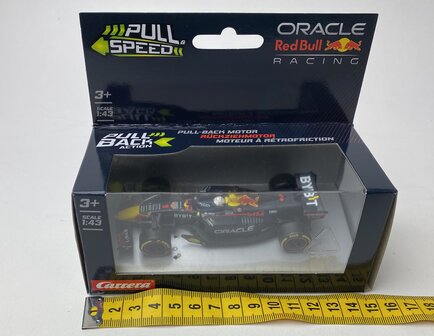 Carrera 1:43 Red Bull Racing RB18 No1 Max Verstappen, Diecast pull back