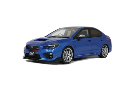 Otto Mobile 1:18 Subaru WRX Sti S207 WR Blue Pearl 2015 RHD. Verwacht eind week 44