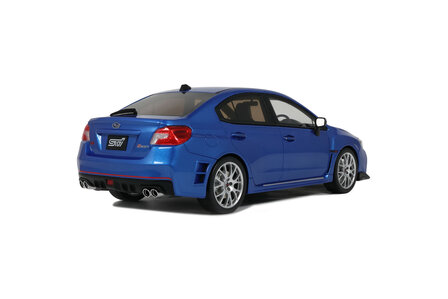 Otto Mobile 1:18 Subaru WRX Sti S207 WR Blue Pearl 2015 RHD. Verwacht eind week 44