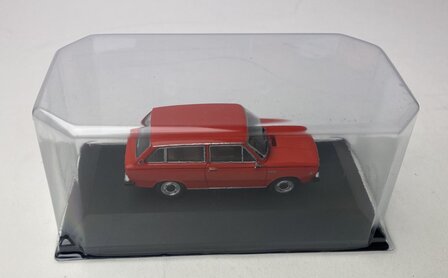 Lagamo Miniature 1:43 DAF 66 1100 Stationcar ( Combi ) rood - limited 500 pcs in windowbox