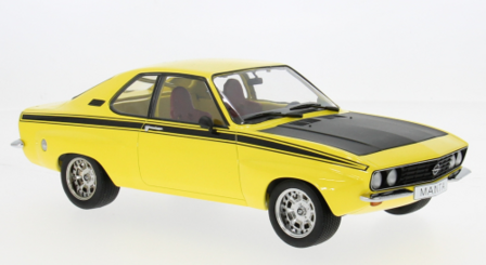 MCG 1:18 opel Manta A Irmscher yellow , black verwacht binnen kort