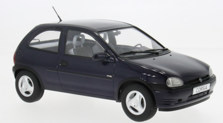 MCG 1:18 opel Corsa B Atlanta dark blue (metallic) verwacht binnen kort