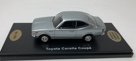 Golden Oldies 1:43 Toyota Corolla Coupe zilver - resin model - Limited 100 pcs