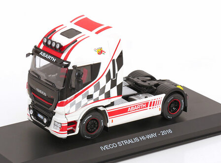 Atlas 1:43 Iveco Stralis Hi-Way Truck *Abarth*, white/red 2016