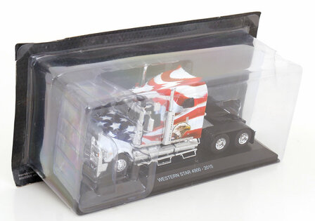 Atlas 1:43 Western Star 4900 Truck *American Eagle*, white/red/blue 2015
