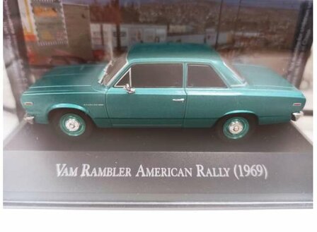 Atlas 1:43 Vam Rambler American Rally 1969 blue-green