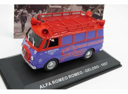 Atlas 1:43 Alfa Romeo Romeo &quot;Geloso&quot;  1957 paars / rood