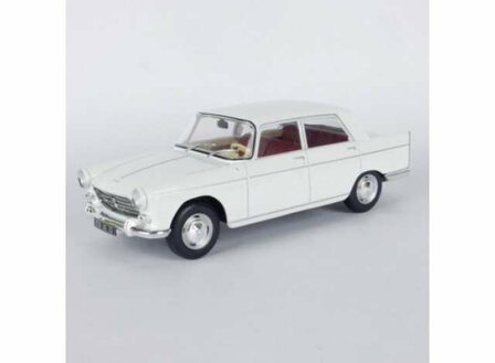 Atlas 1:24 Peugeot 404 1962 wit