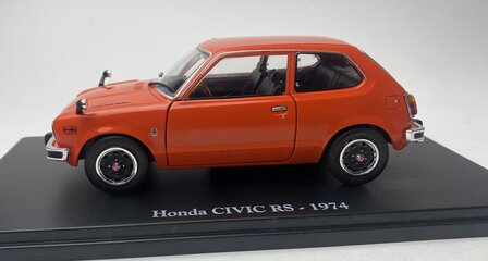 Atlas 1:24 Honda Civic RS 1974 oranje
