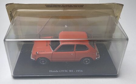 Atlas 1:24 Honda Civic RS 1974 oranje