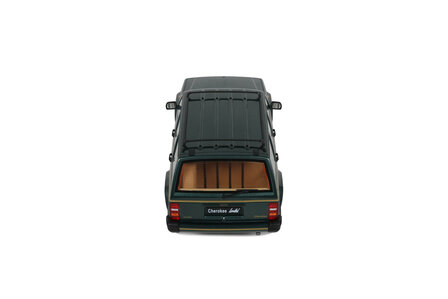 Otto Mobile 1:18 Jeep Cherokee XJ Limited Hunter Green 1995. Levering 12-2025 - uitverkocht in pre-order