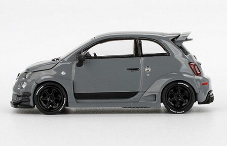 Mini GT 1:64 Fiat Abarth 595 LB-Works X Abas 2024, grijs