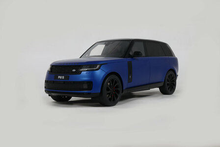 GT Spirit 1:18 Range Rover P615 SV 2024 blauw. Levering 04-2026