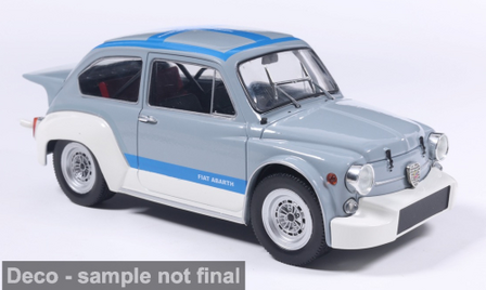 WhiteBox 1:24 Fiat Abarth 1000 Gr.2 grey , blue binnenkort  verwacht