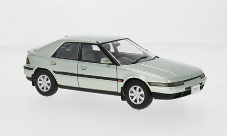 WhiteBox 1:24 Mazda 323 F light green (metallic) binnenkort  verwacht