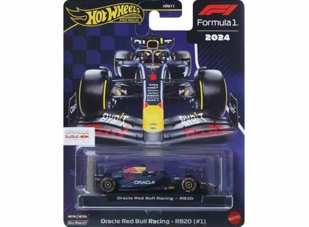  Hotwheels 1:64 Oracle Red Bull Racing RB20 - Max Verstappen High-end Diecast F1 model 2024