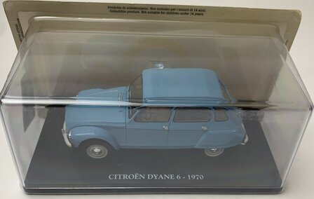 Atlas 1:24 Citroen Dyane 6 blauw 1970