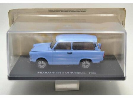 Atlas 1:24  Trabant 601 S Universal, blue 1988