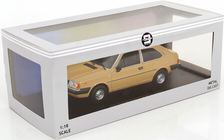 Triple9 1:18 Volvo 343 GLS 1982 - geel beige