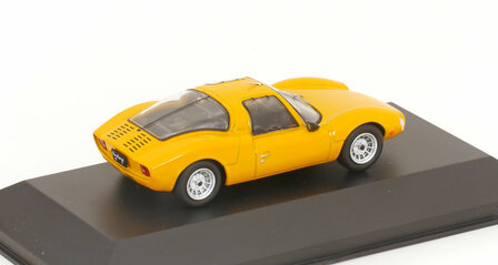 Atlas 1:43 Renault Varela Andino GT 1969 geel in blisterverpakking