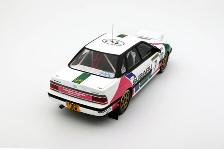 Otto Mobile 1:18 Subaru Legacy RS, no 7 C. McRae Gr.A Sweden Rallye 1992