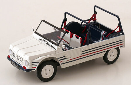 Norev 1:18 Citroen Mehari 2016 Blue White Red. Levering 12-2025
