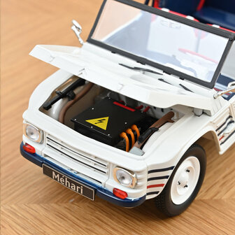 Norev 1:18 Citroen Mehari 2016 Blue White Red. Levering 12-2025