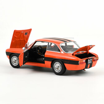 Norev 1:18 Alfa Romeo 2000 GTV 1973 Orange. Levering 12-2025