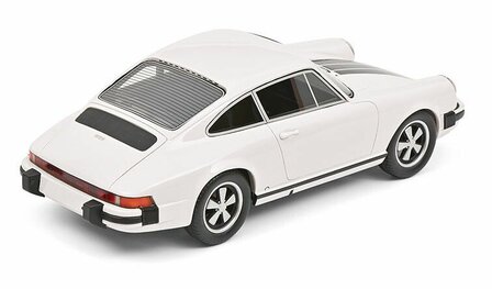 Schuco Pro18 1:18 Porsche 911 coup&eacute; (1977), wit, resin gesloten model