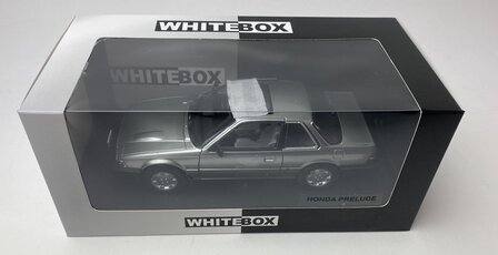 Whitebox 1:24 Honda Prelude 1985 grijs met 2 openingen 