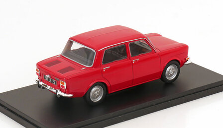 Atlas 1:24 Simca 1000 rood - Acryl kap is aanwezig, maar kan beschadig zijn,