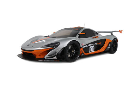 GT Spirit 1:8 MCLaren P1 GTR Pebble Beach grey 2014 incl showcase. Levering 06-2026