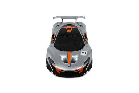 GT Spirit 1:8 MCLaren P1 GTR Pebble Beach grey 2014 incl showcase. Levering 06-2026