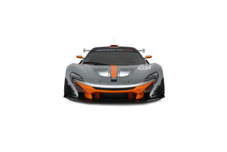 GT Spirit 1:8 MCLaren P1 GTR Pebble Beach grey 2014 incl showcase. Levering 06-2026