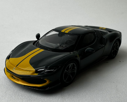 BBR 1:64 Ferrari 296 GTB Assetto Fiorano Grigio Scuro 2024