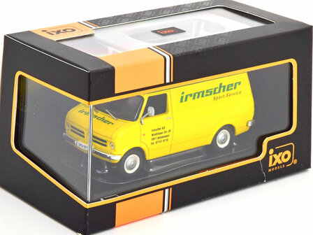 IXO 1:43 Bedford Blitz Rally - Team Irmscher geel groen  - in vitrine