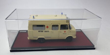Matrix 1:43 Opel Blitz Voll Rettungswagen Neurenberg 65-75 beige - limited 100 pcs