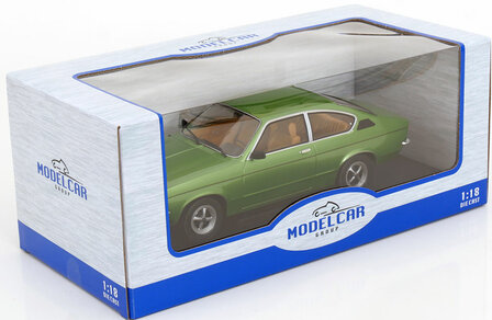 MCG 1:18 Opel Kadett C Coupe 1975 groen metallic