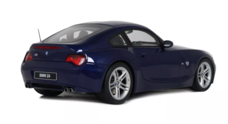 Otto Mobile 1:18 BMW Z4 M Coupe Interlagos blue metallic 2006. Levering 04-2026