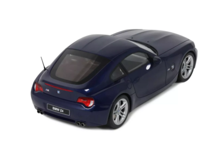 Otto Mobile 1:18 BMW Z4 M Coupe Interlagos blue metallic 2006. Levering 04-2026