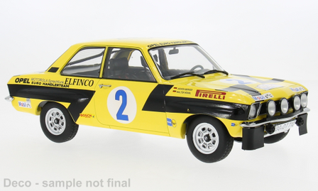 MCG 1:18 Opel Ascona A - No 2 W.Rohrl/C.Geistdorfer -  Rally Acropolis 1975. Verwacht mei 2026