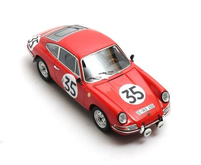 Matrix 1:43 Porsche 911 2.0 , no 35 Le Mans rood 1966