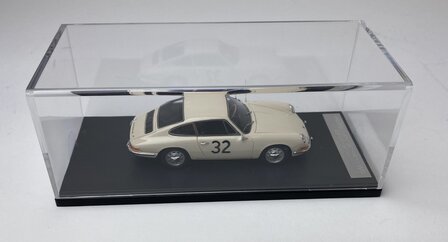 Matrix 1:43 Porsche 911 Le Mans test car no 32 1966 wit
