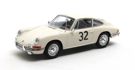 Matrix 1:43 Porsche 911 Le Mans test car no 32 1966 wit