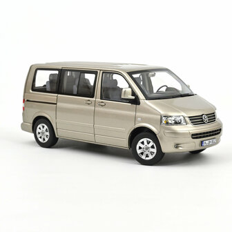 Norev 1:18 Volkswagen Multivan 2003 Wheat Beige metallic. Levering 05-2026