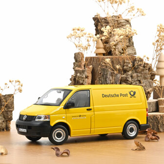 Norev 1:18 Volkswagen Transporter 2003 - Deutsche Post geel - Levering 05-2026
