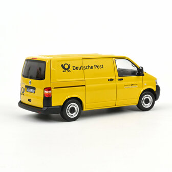 Norev 1:18 Volkswagen Transporter 2003 - Deutsche Post geel - Levering 05-2026